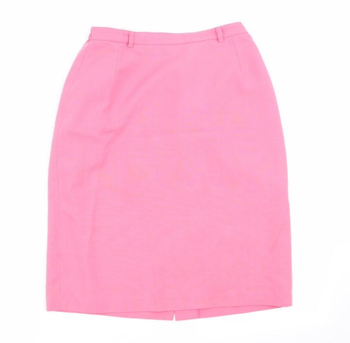 Paul Seperates Womens Pink   A-Line Skirt Size 12  - Stretch waistband