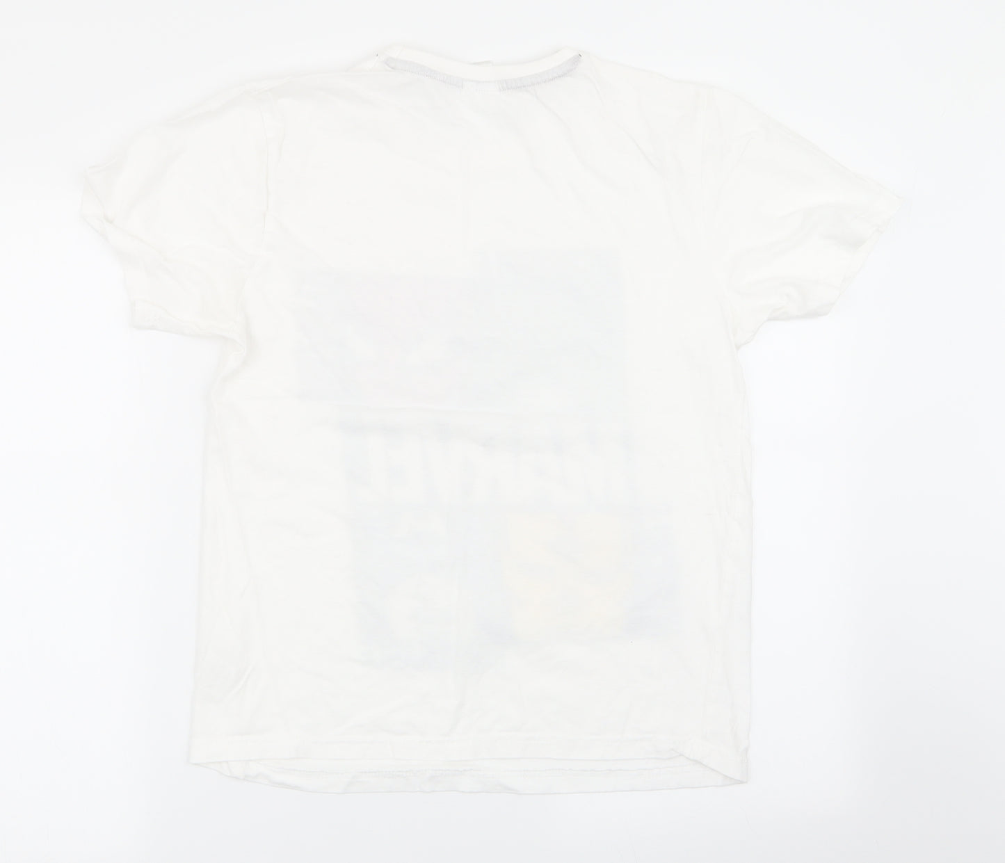 Marvel Mens White    T-Shirt Size S