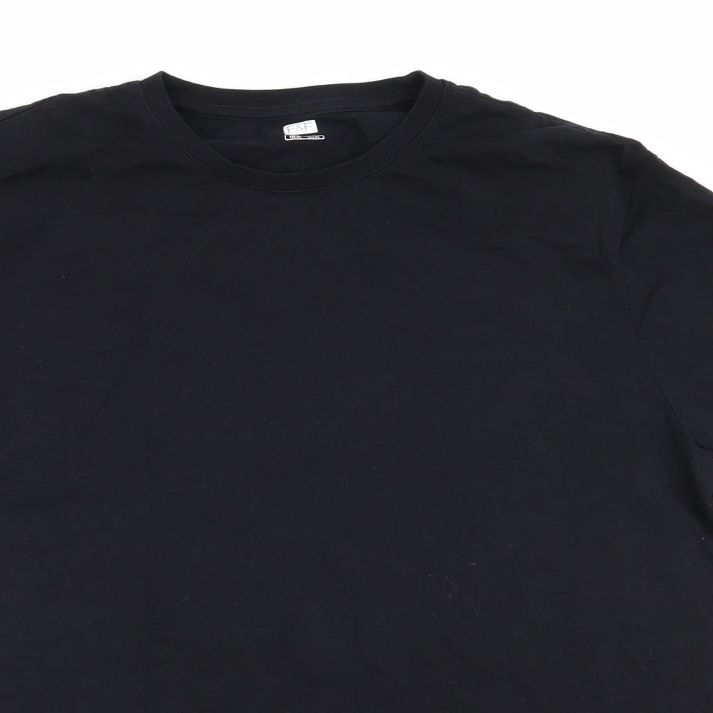 F&F Mens Black    T-Shirt Size M