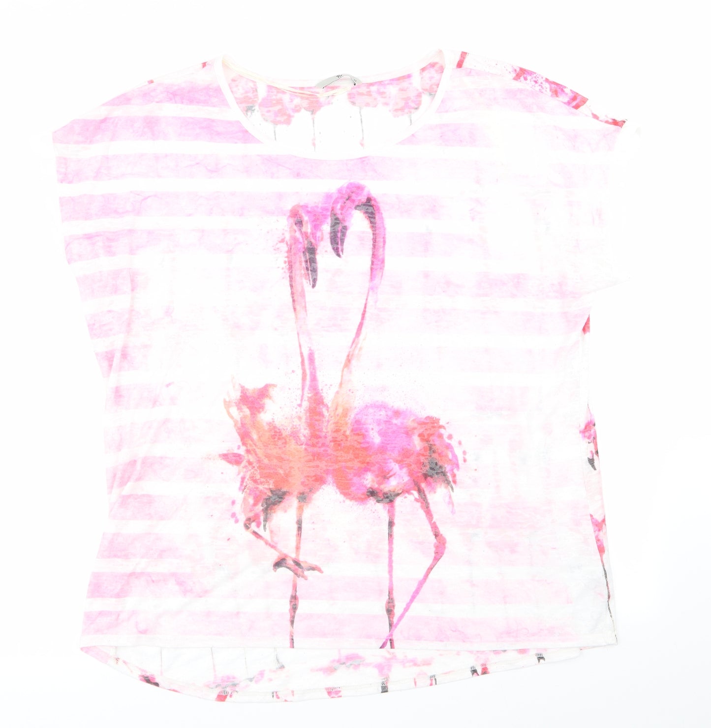 TU Womens Multicoloured Animal Print  Basic T-Shirt Size 20