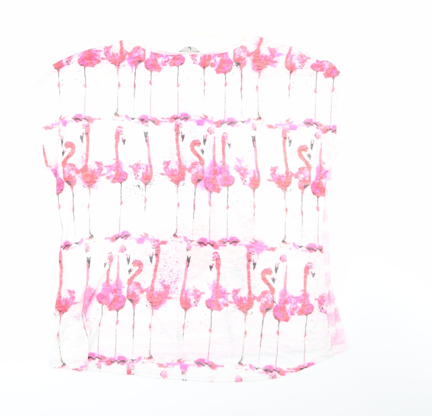 TU Womens Multicoloured Animal Print  Basic T-Shirt Size 20