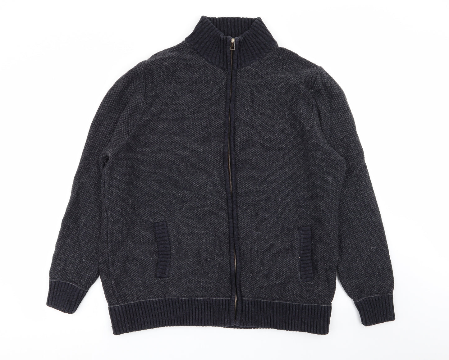 montaray Mens Blue   Full Zip Jumper Size XL