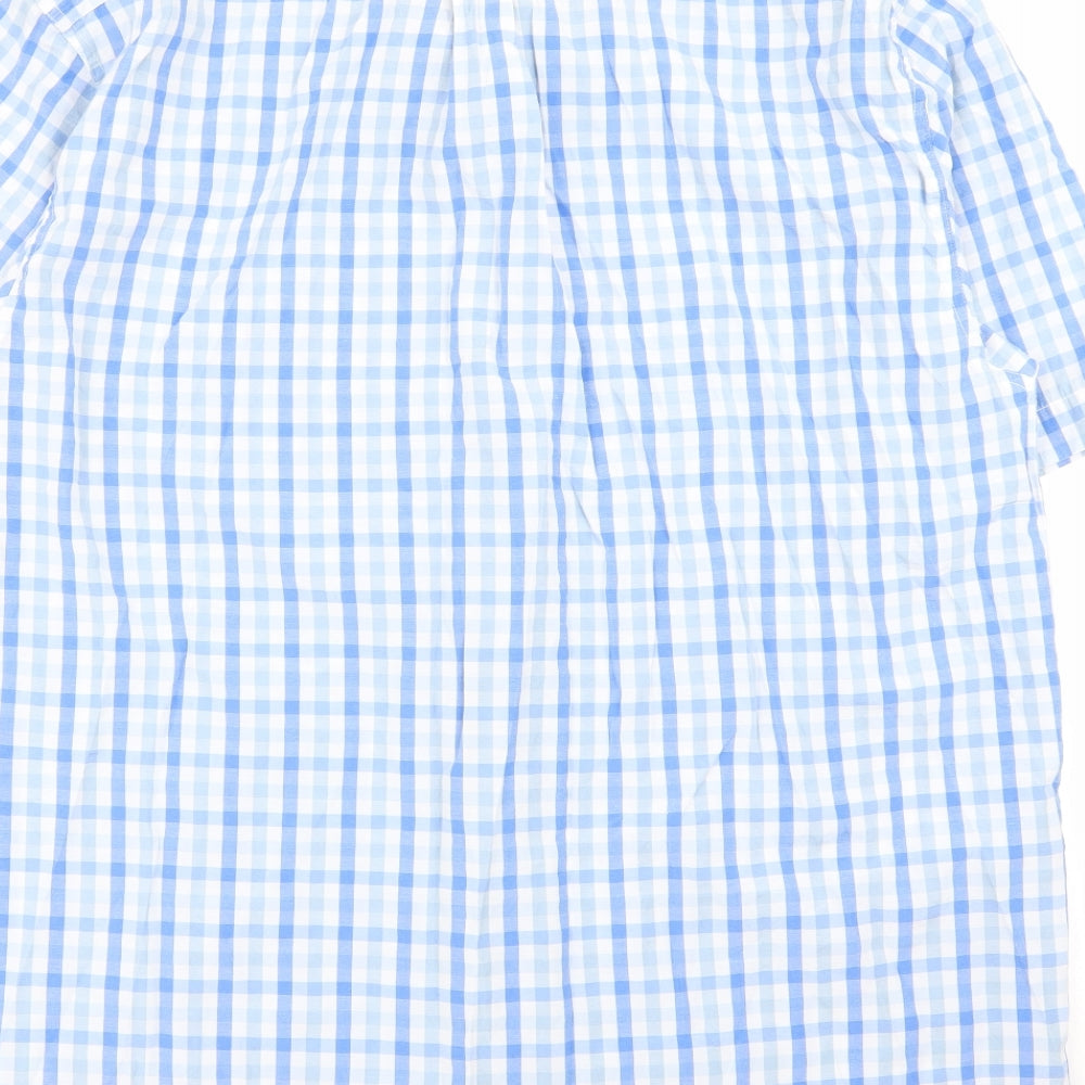 Tom Hagan Mens Multicoloured Check   Button-Up Size 2XL