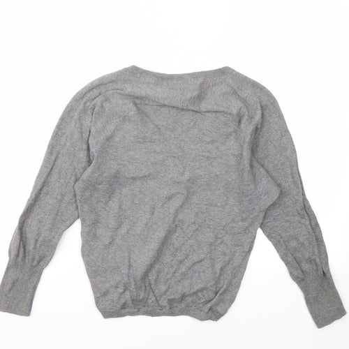 Fat Face Womens Grey   Cardigan Jumper Size 8
