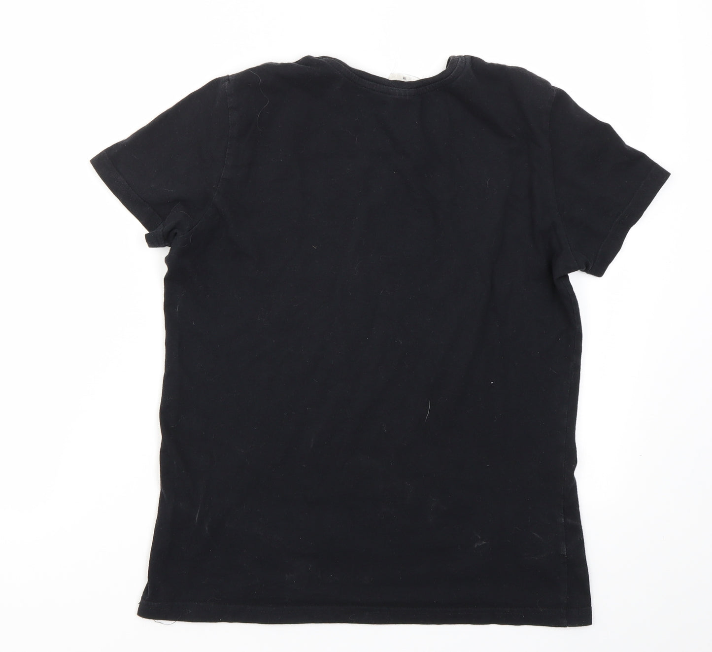 Stedman Boys Black Geometric  Basic T-Shirt Size M