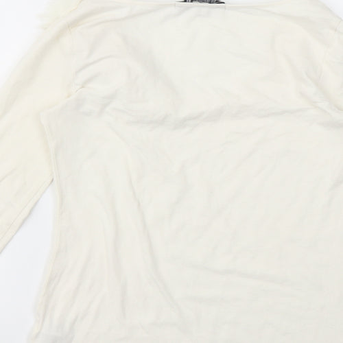 FOREVER 21 Womens Ivory   Basic T-Shirt Size S