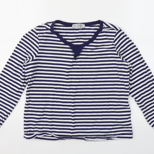 Avenue Womens Multicoloured Striped  Basic T-Shirt Size 8