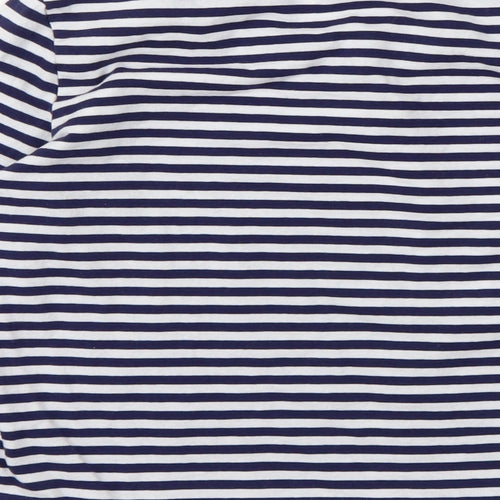 Avenue Womens Multicoloured Striped  Basic T-Shirt Size 8
