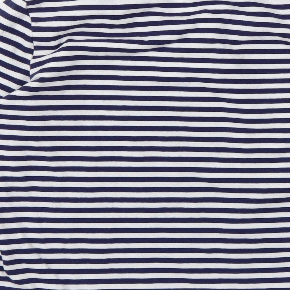 Avenue Womens Multicoloured Striped  Basic T-Shirt Size 8