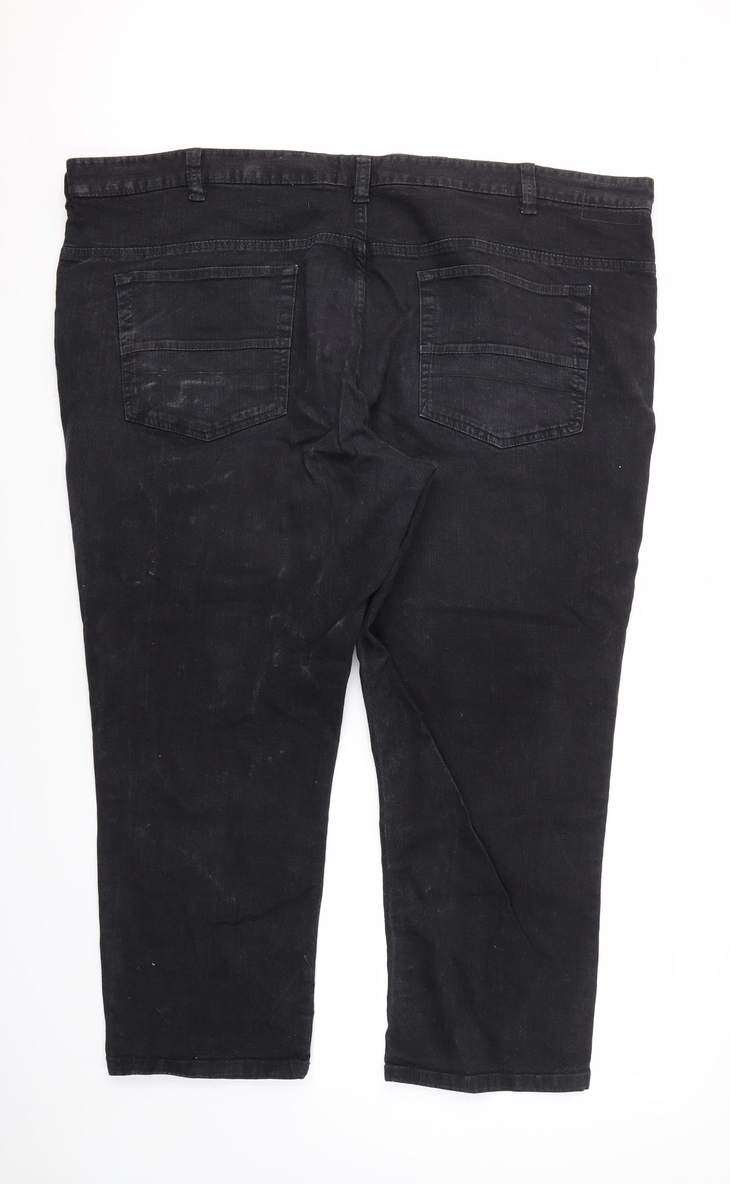 Jacamo Mens Black   Straight Jeans Size 50 in L29 in