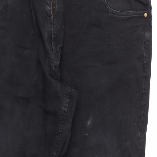 Jacamo Mens Black   Straight Jeans Size 50 in L29 in