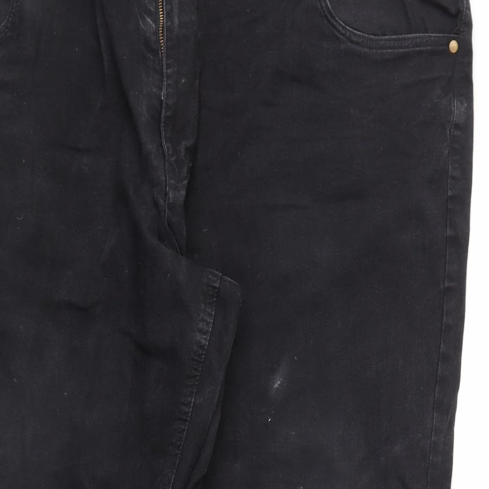 Jacamo Mens Black   Straight Jeans Size 50 in L29 in