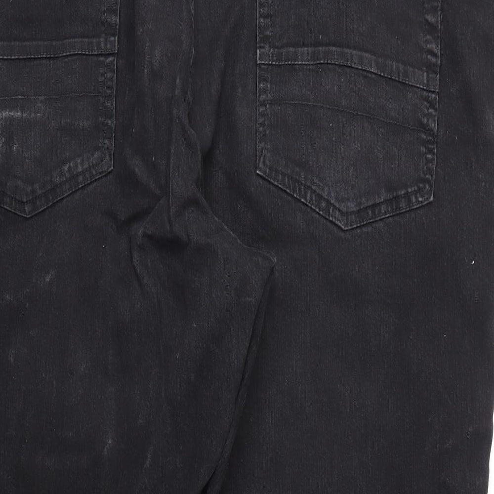 Jacamo Mens Black   Straight Jeans Size 50 in L29 in