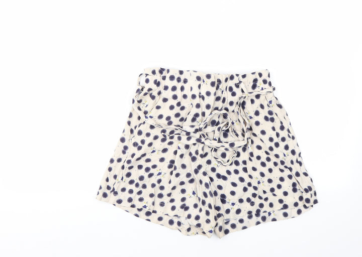 H&M Womens Ivory Cut-Off Shorts Size 4 - STRECHY WAISTBAND