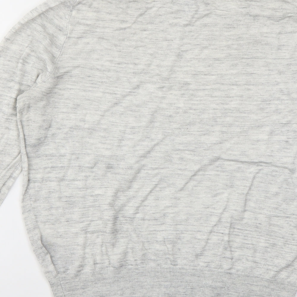 H&M Womens Grey   Basic T-Shirt Size S