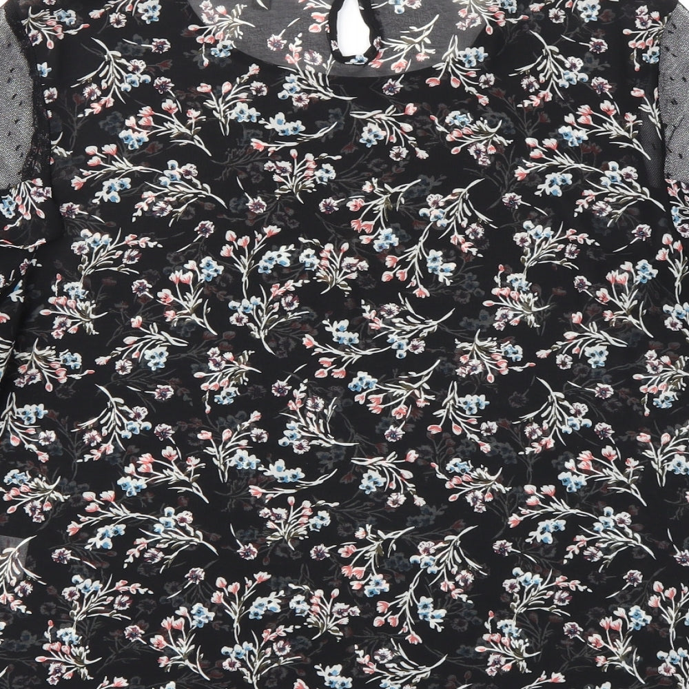 Peacocks Womens Multicoloured Floral  Basic Blouse Size 14