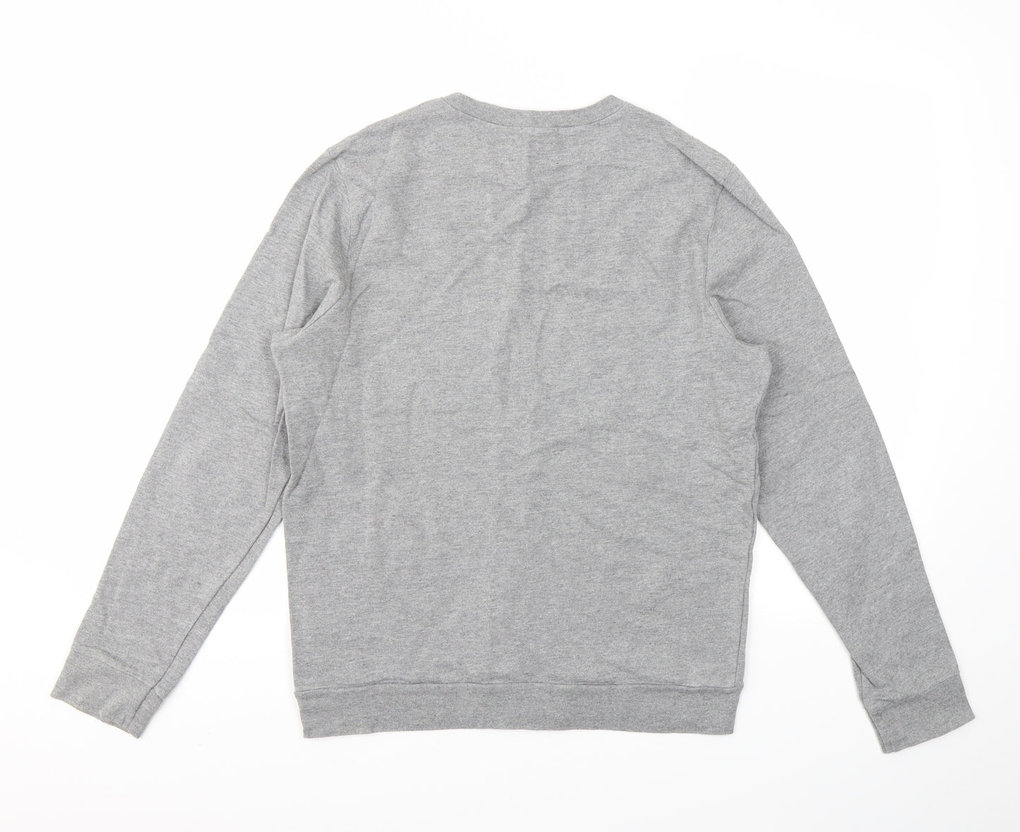 Topman Mens Grey Geometric  Pullover Sweatshirt Size M