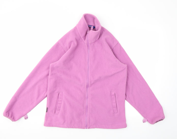 Portwest Womens Pink   Full Zip Jumper Size S