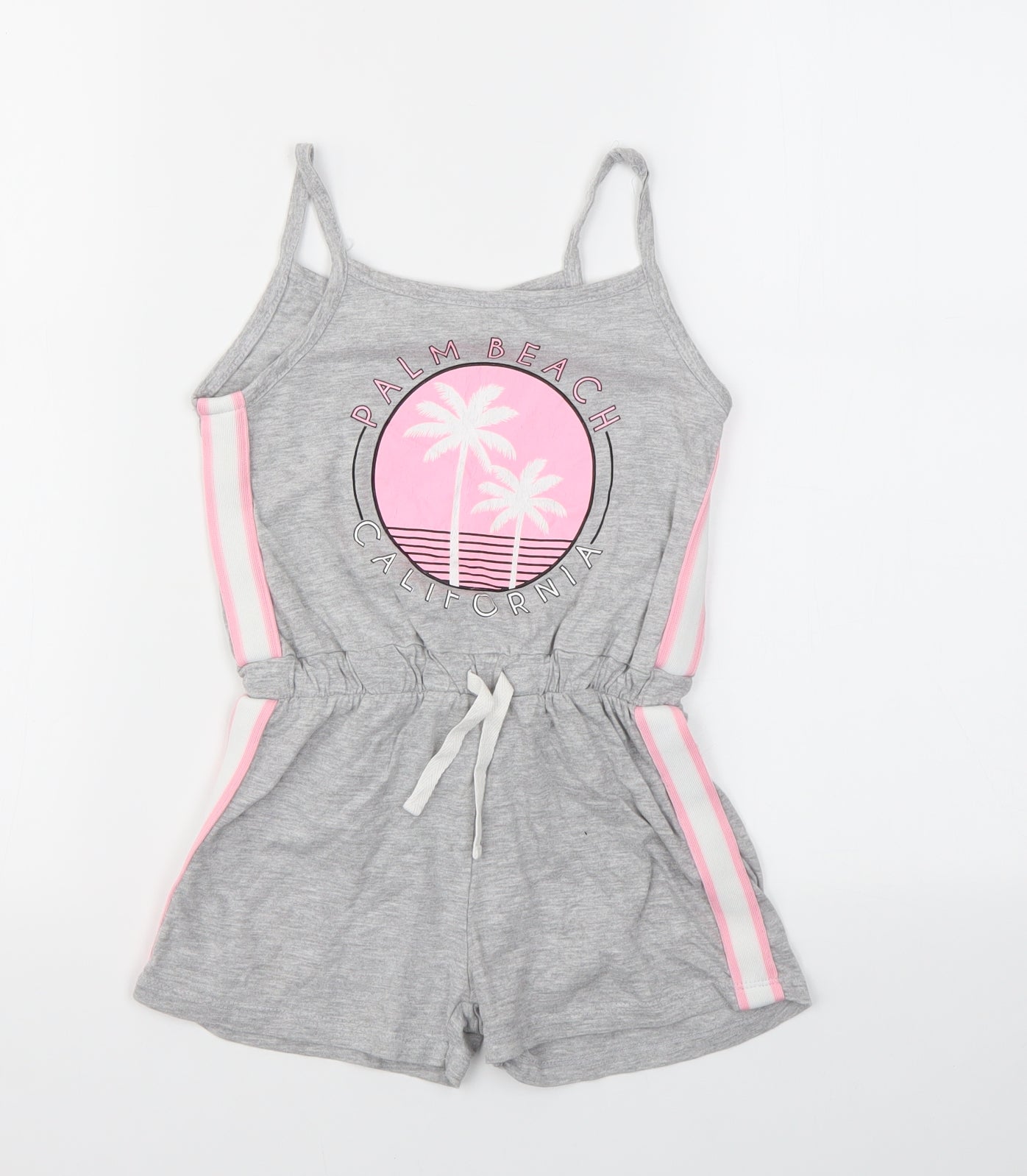 PEP&CO  Girls Grey   Jumpsuit One-Piece Size 5-6 Years
