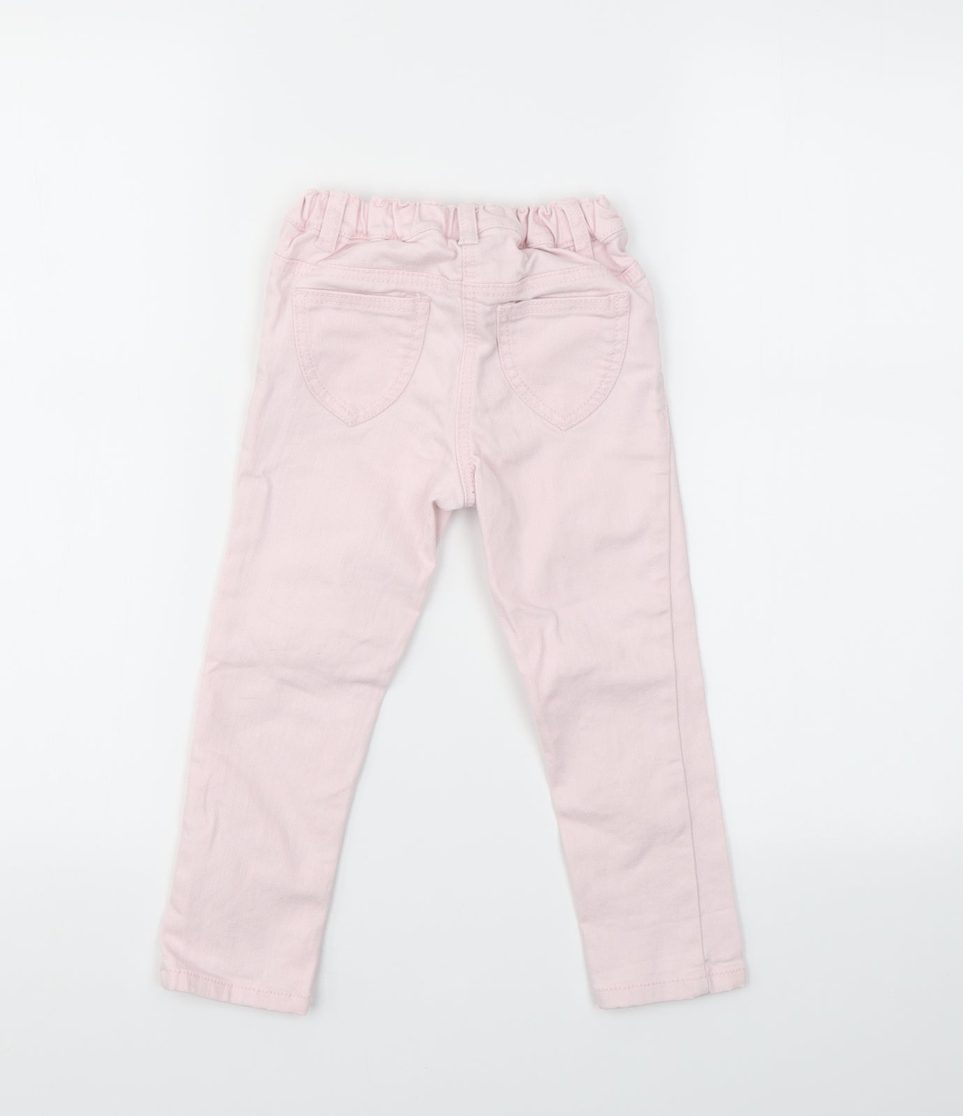 NEXT Girls Pink   Straight Jeans Size 3-4 Years