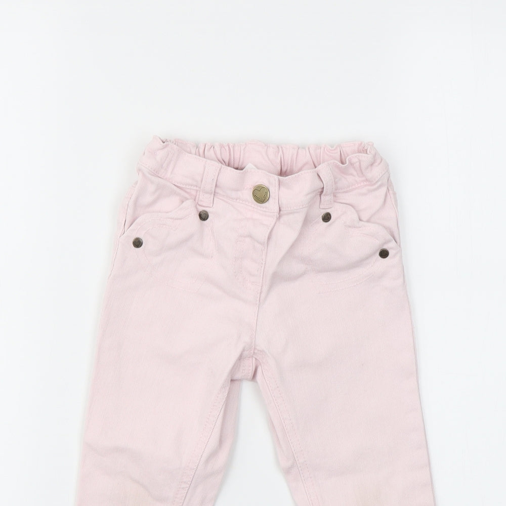 NEXT Girls Pink   Straight Jeans Size 3-4 Years