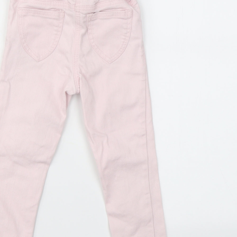 NEXT Girls Pink   Straight Jeans Size 3-4 Years