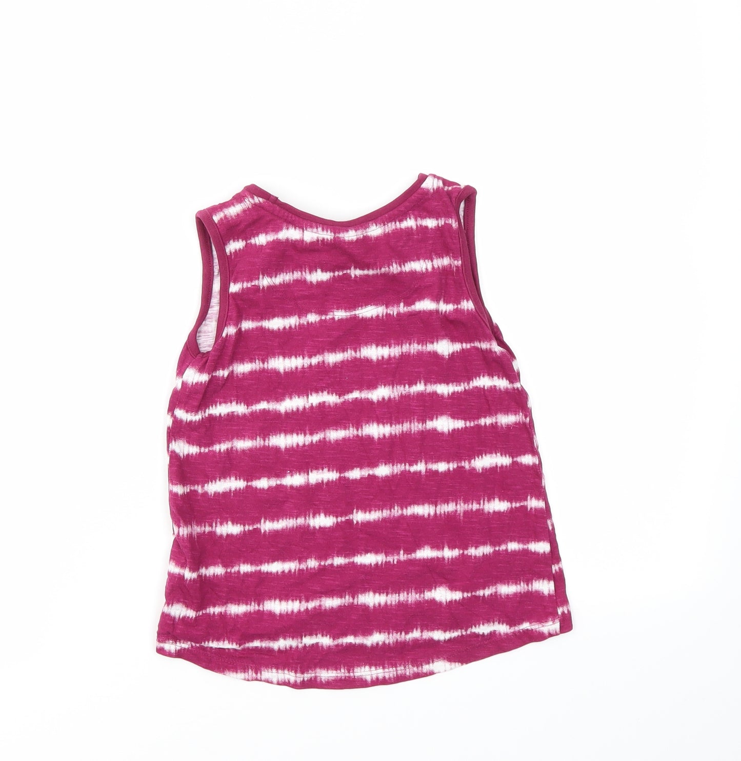 TU Girls Purple Geometric  Basic Polo Size 4-5 Years