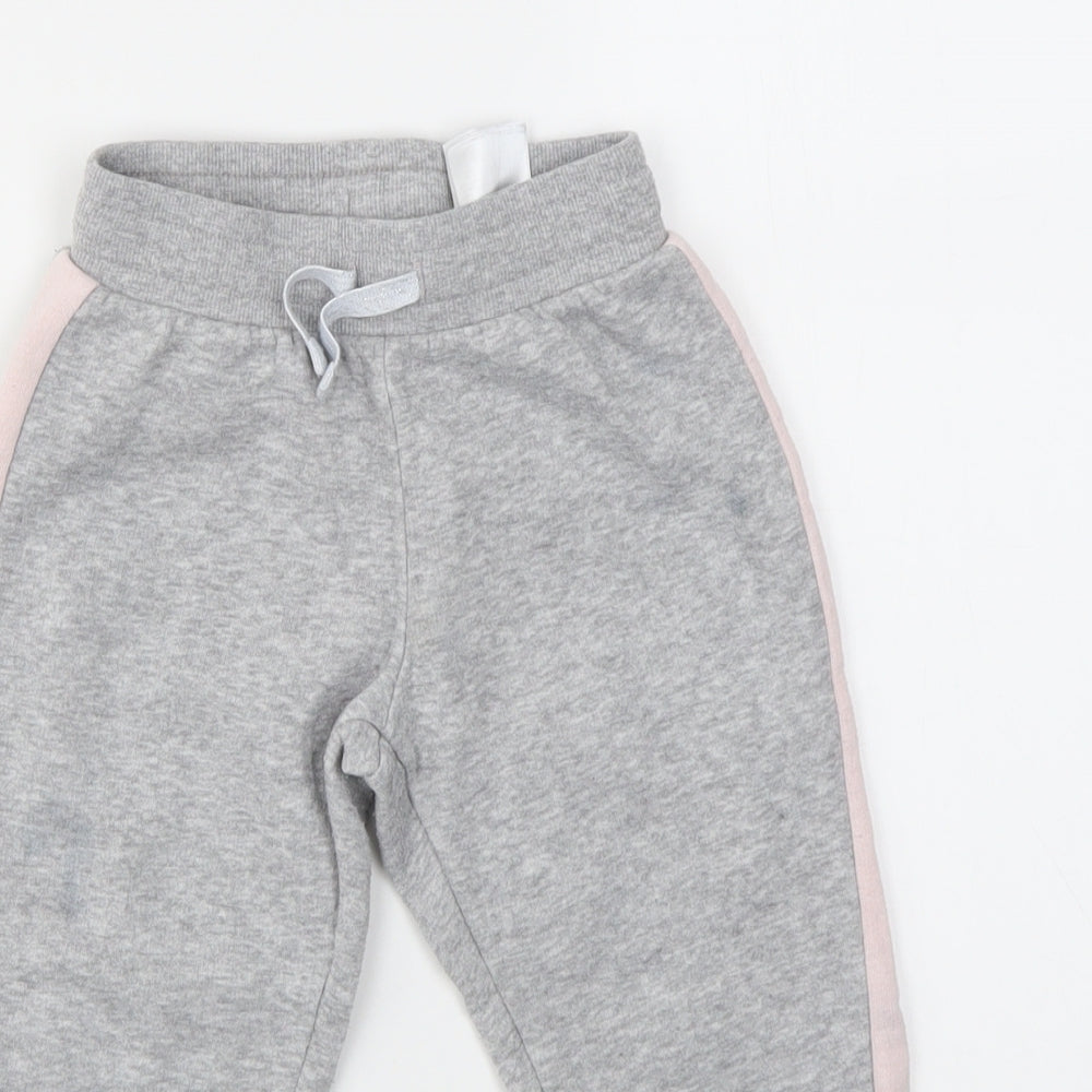 H&M Girls Grey   Capri Trousers Size 3-4 Years