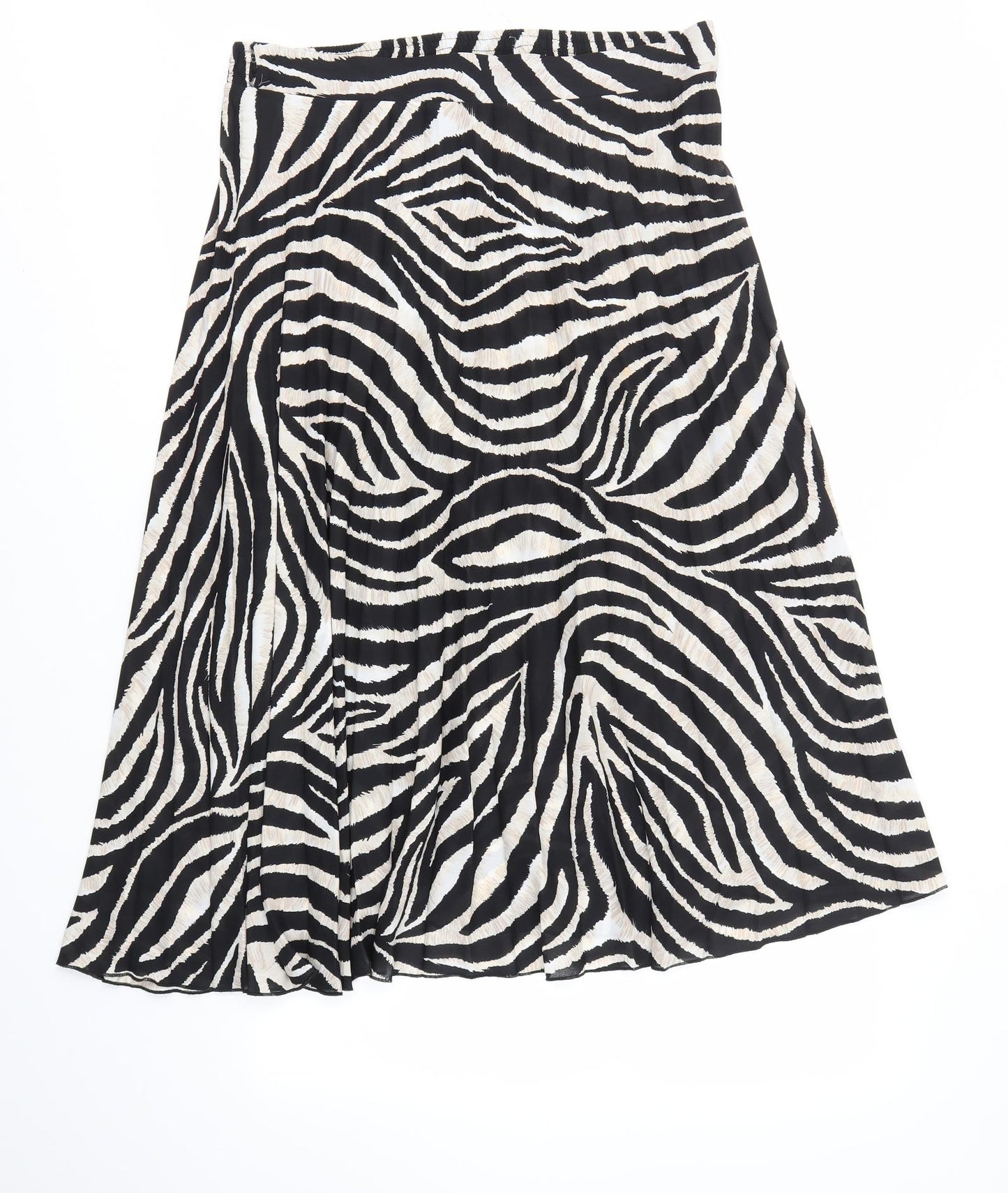 Dorothy Perkins Womens Multicoloured Animal Print  Flare Skirt Size 14  - STRECHY WAISTBAND