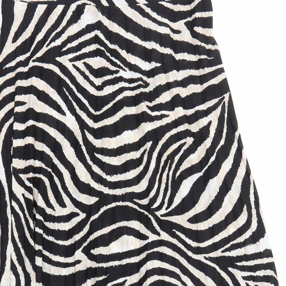 Dorothy Perkins Womens Multicoloured Animal Print  Flare Skirt Size 14  - STRECHY WAISTBAND
