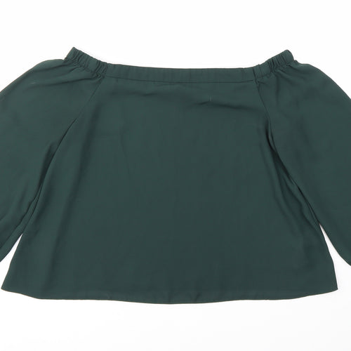 New Look Womens Green   Basic Blouse Size 10