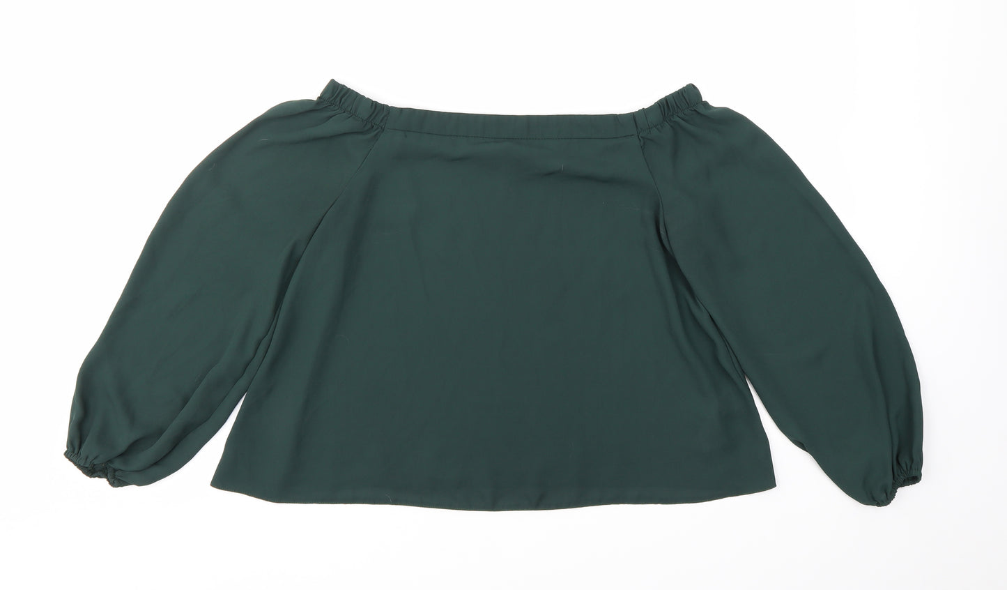 New Look Womens Green   Basic Blouse Size 10