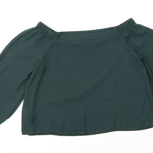 New Look Womens Green   Basic Blouse Size 10