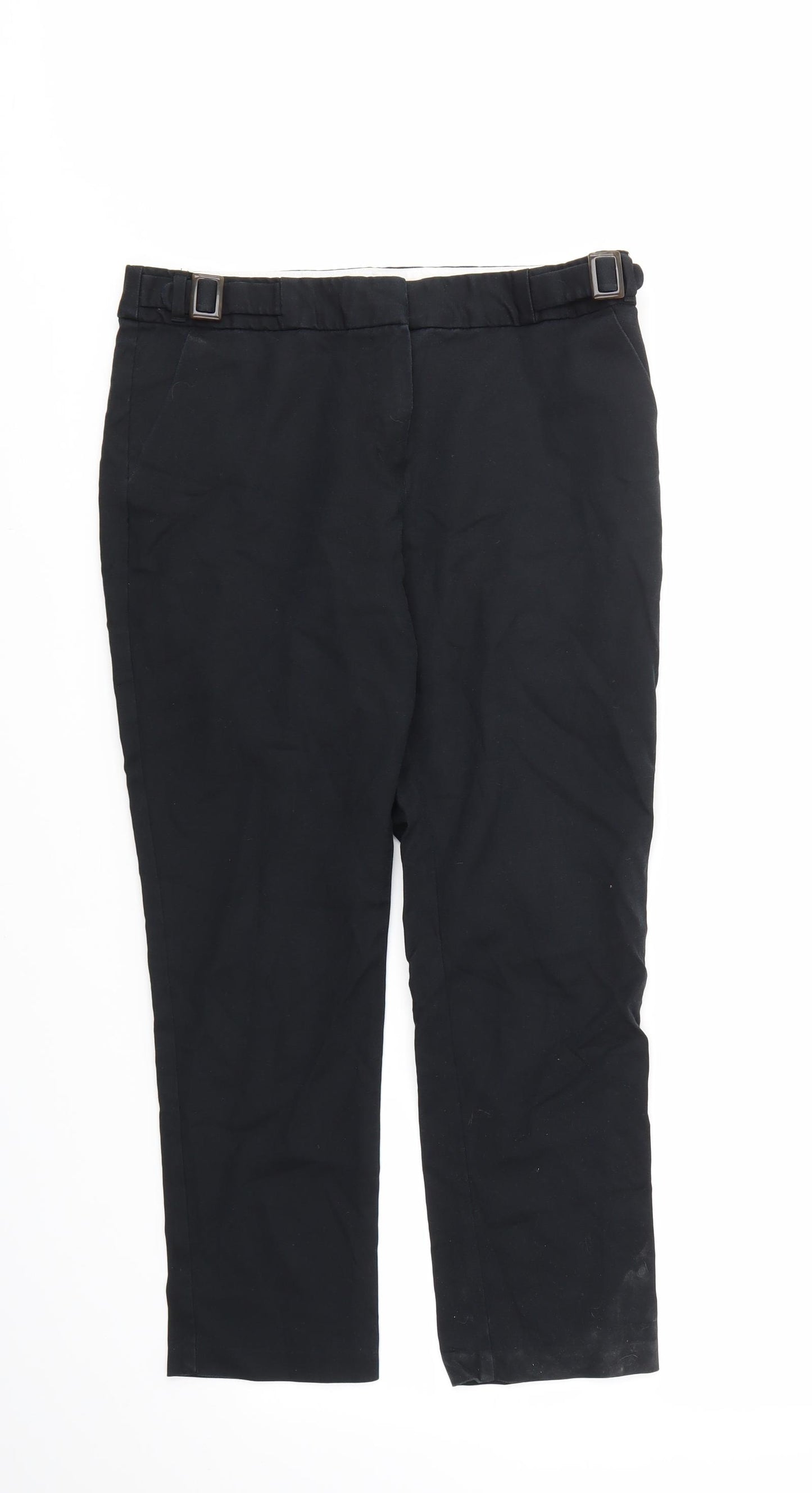 F&F Womens Black   Trousers  Size 14 L25 in