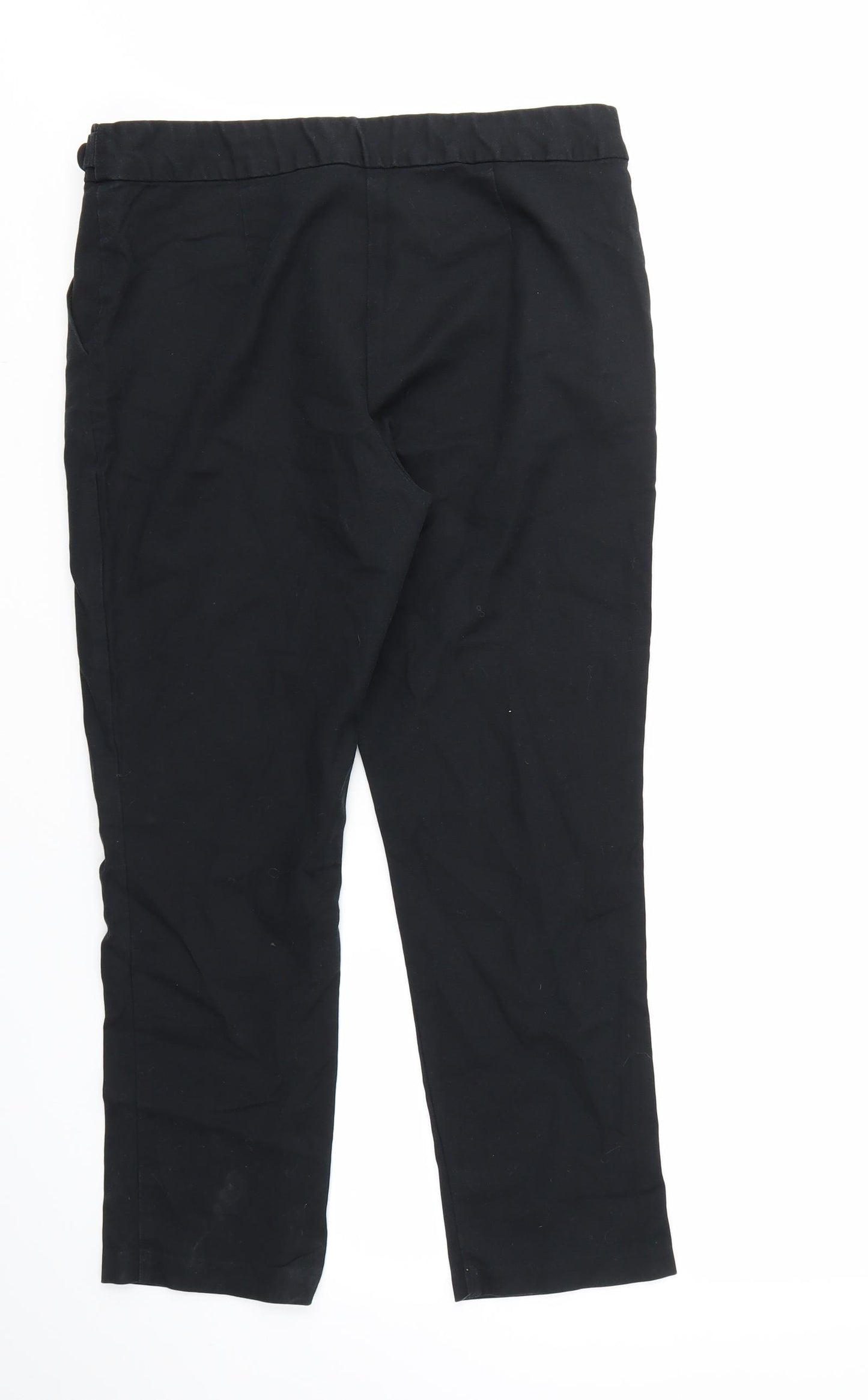 F&F Womens Black   Trousers  Size 14 L25 in