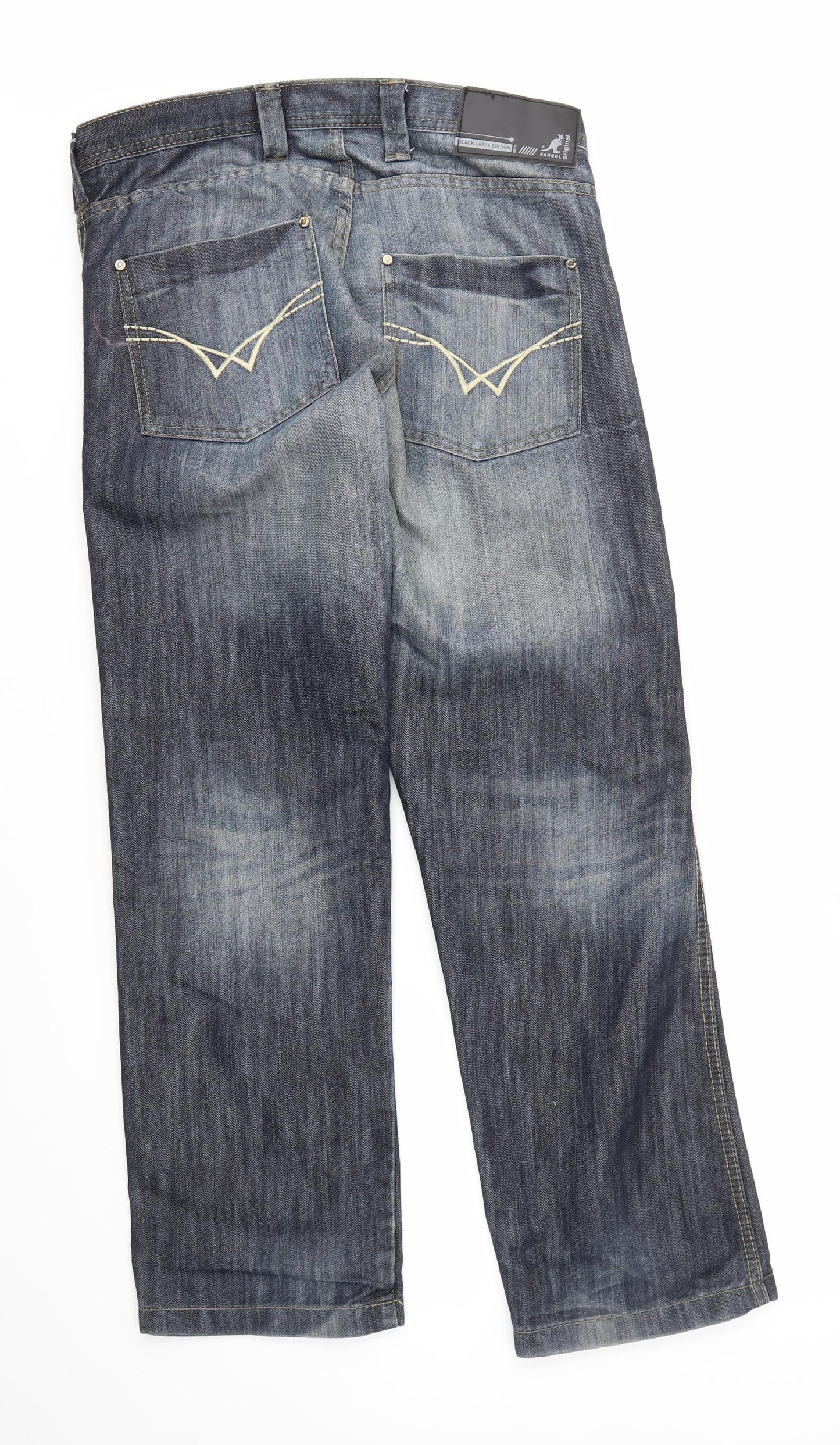 KANGOL ORIGINAL  Mens Blue   Straight Jeans Size 32 L30 in