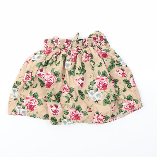 TONG BEIDI Girls Multicoloured Geometric  Flare Skirt Size 12 Months