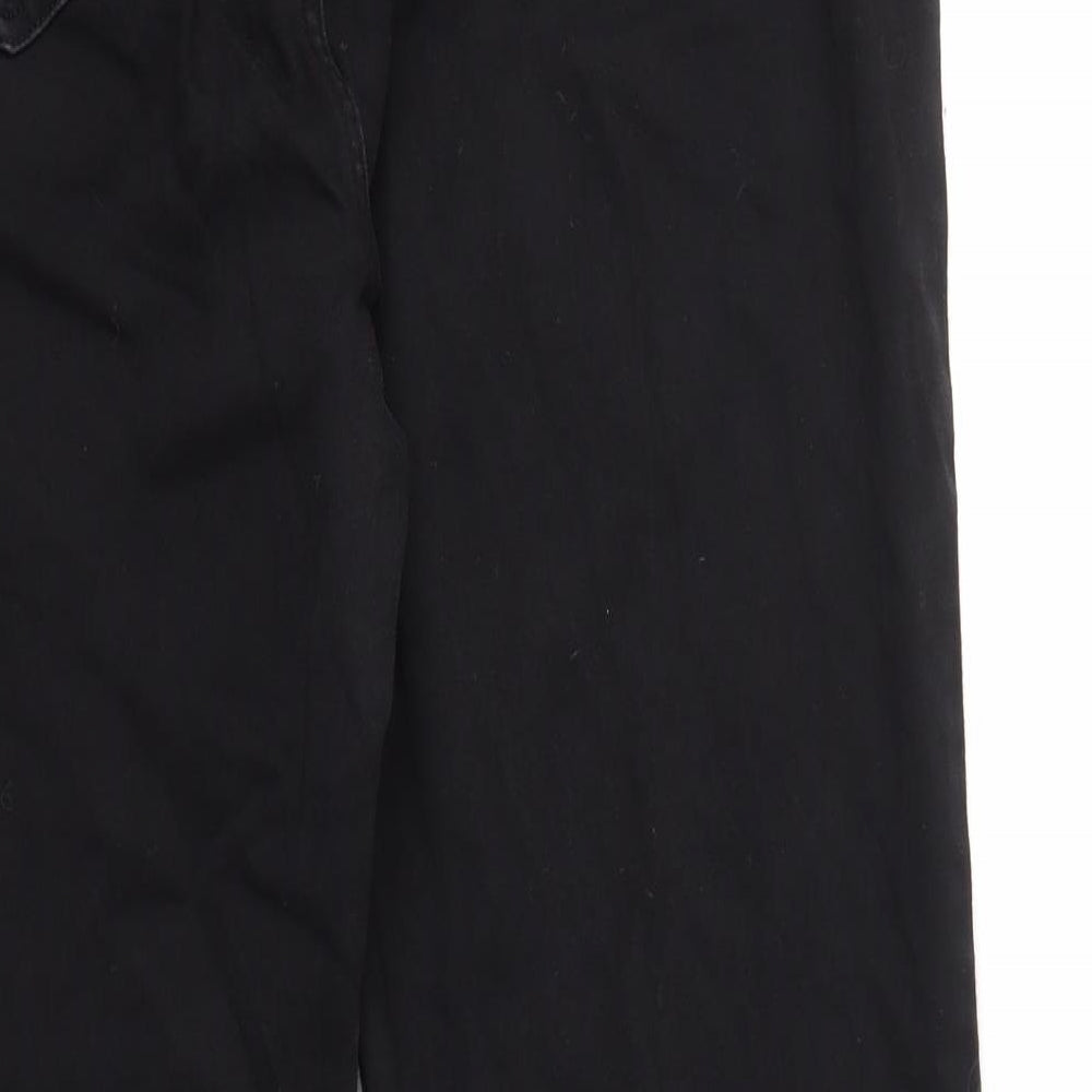 M&S Womens Black   Straight Jeans Size 18 L30 in