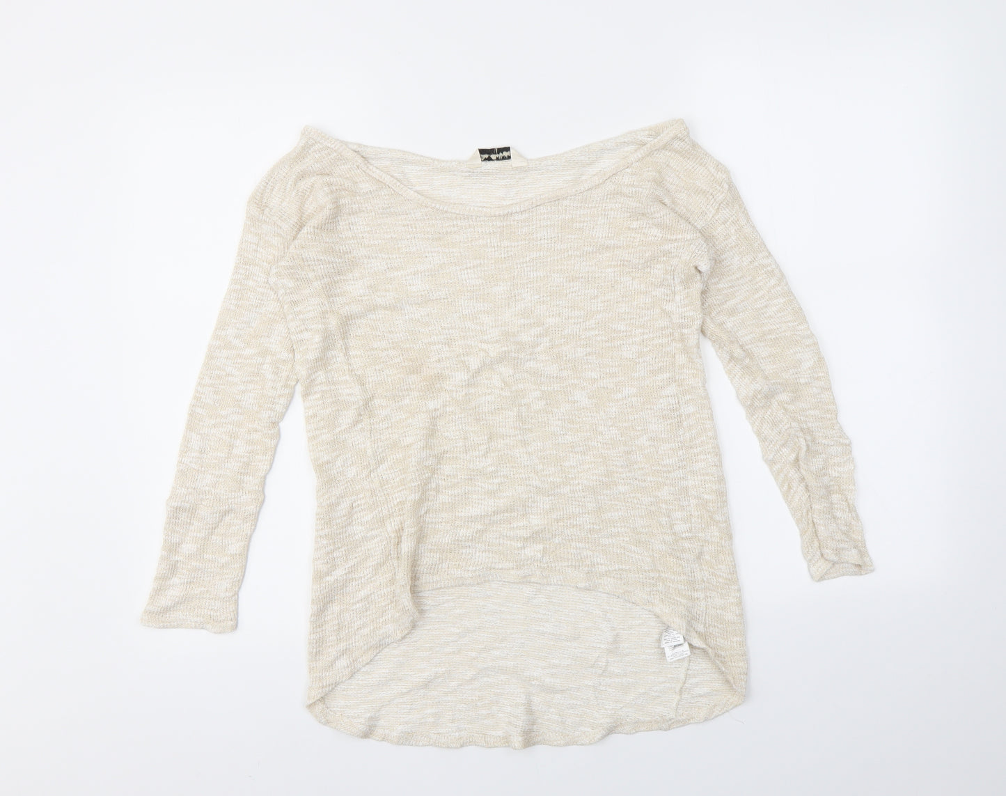 Miss Selfridge Womens Gold   Pullover Jumper Size 10