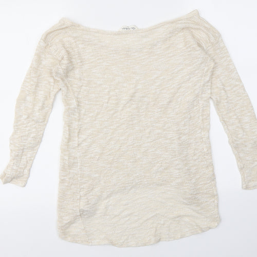 Miss Selfridge Womens Gold   Pullover Jumper Size 10