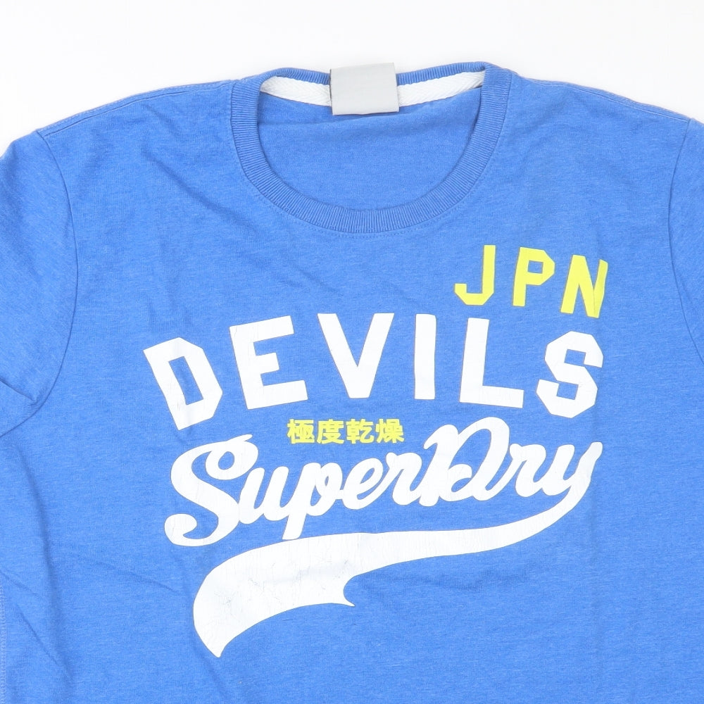 Superdry Mens Blue    T-Shirt Size 2XL
