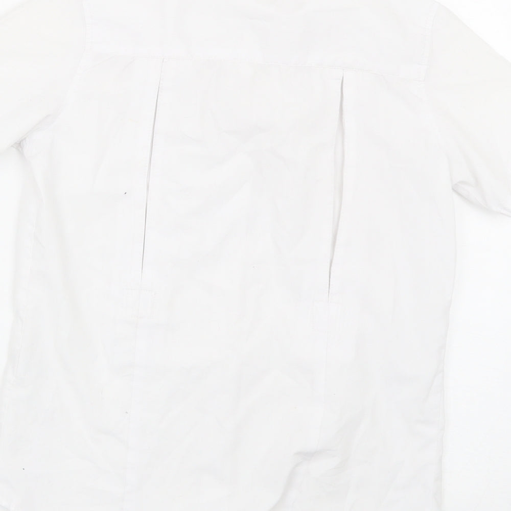 Dublin Womens White   Basic Button-Up Size 10