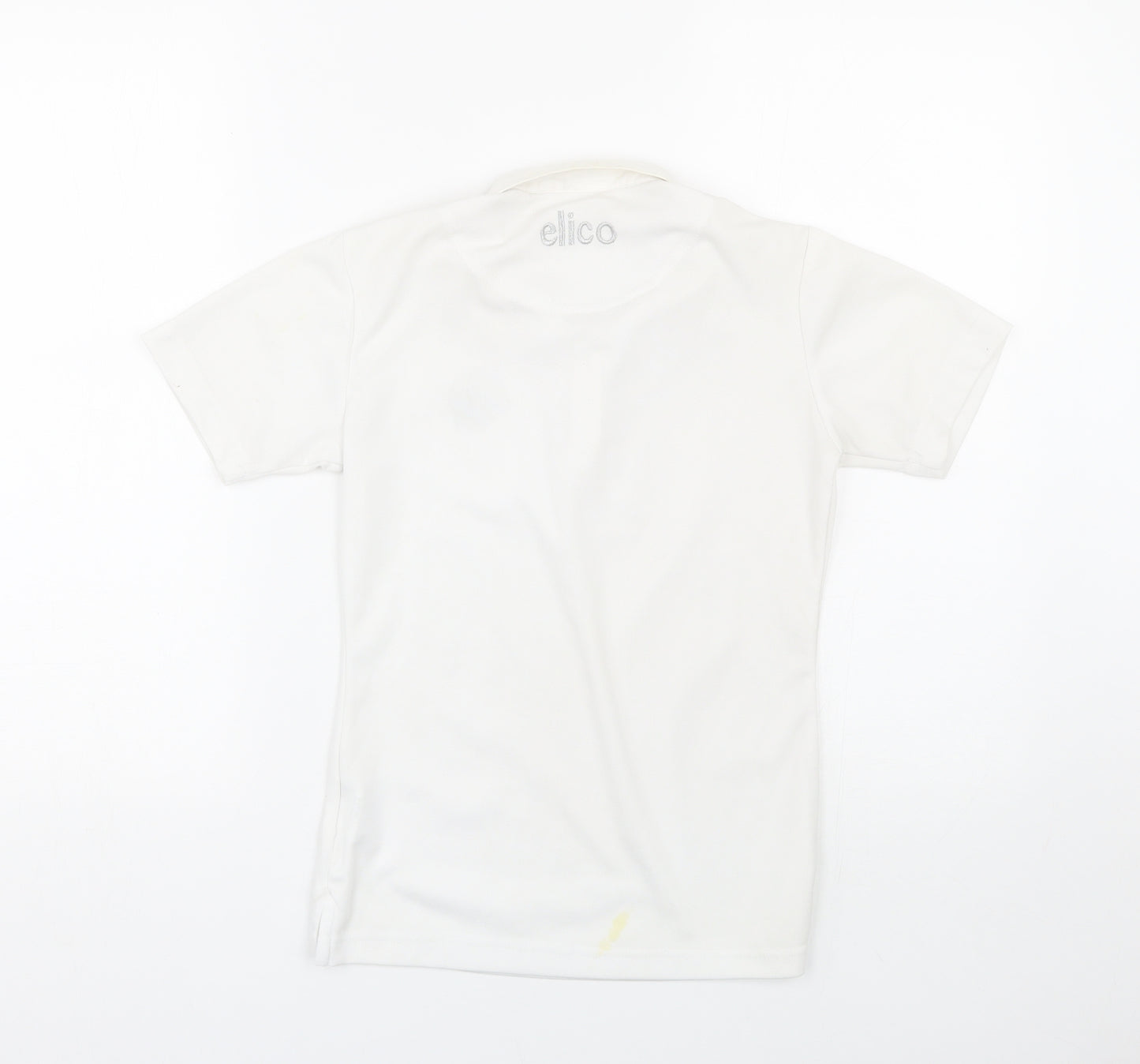 Elico Girls White   Basic Polo Size 9-10 Years