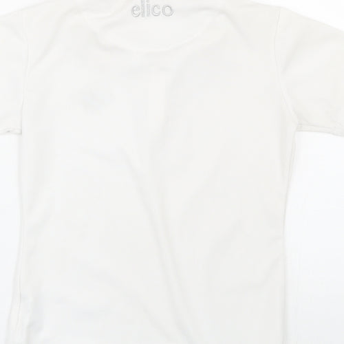 Elico Girls White   Basic Polo Size 9-10 Years