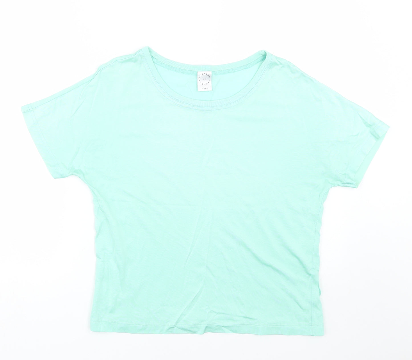Country Casuals Womens Green   Basic T-Shirt Size S