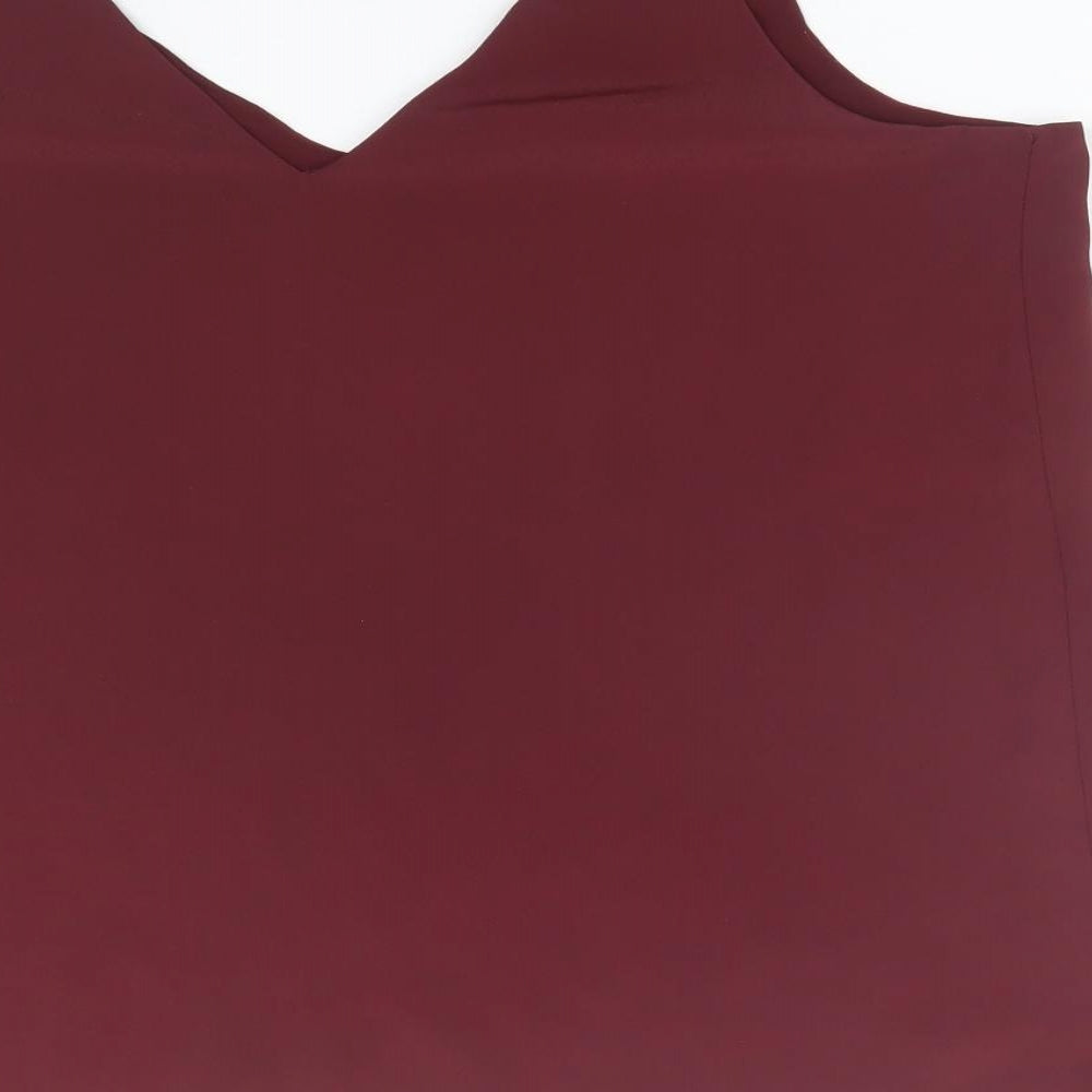 River Island Womens Red   Basic Tank Size 18