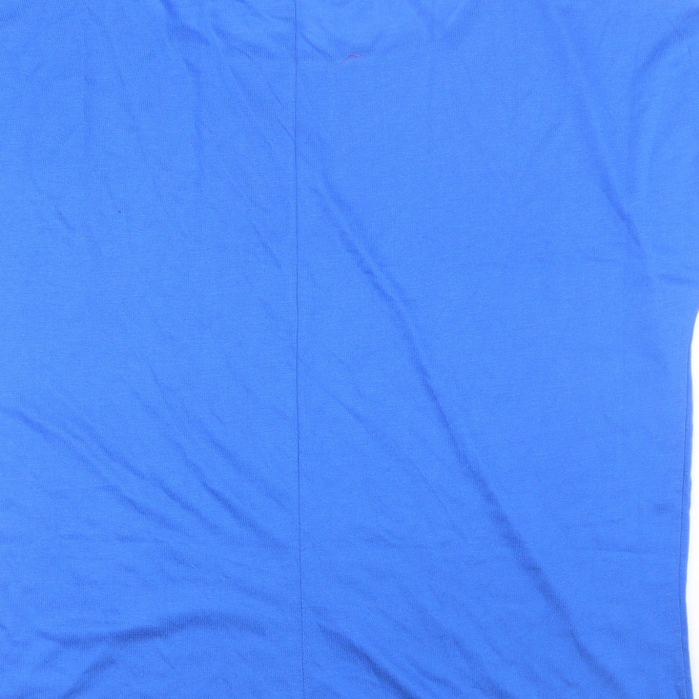Be Jealous Womens Blue   Basic T-Shirt Size 26