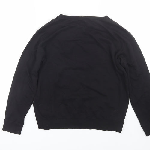 H&M Womens Black   Pullover Sweatshirt Size XS
