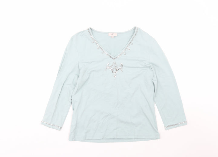 CC Womens Blue Basic T-Shirt Size M