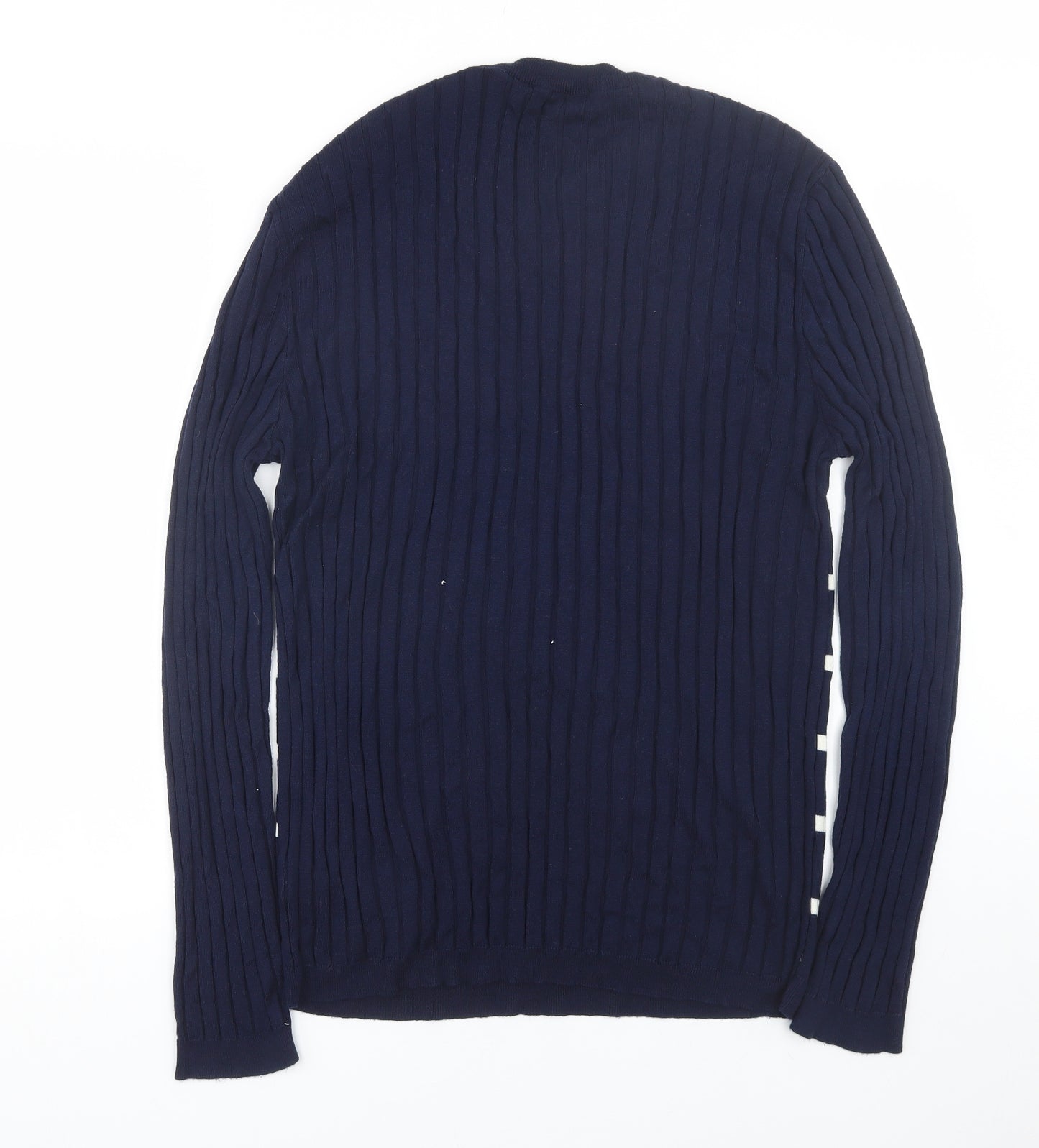 River Island Womens Blue Striped  Pullover Jumper Size XL